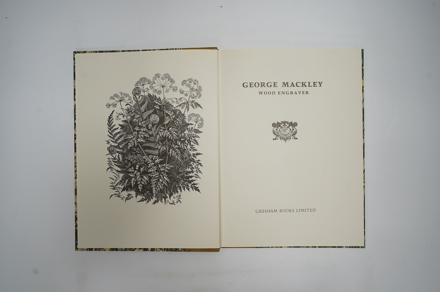 [Green, Lewis H. editor - The George Mackley Collection] 3 vols. Limited Edition of 250 numbered sets, signed by the engraver. uniform bindings of gilt ruled, lettered and blind decorated calf backed marbled boards, cont